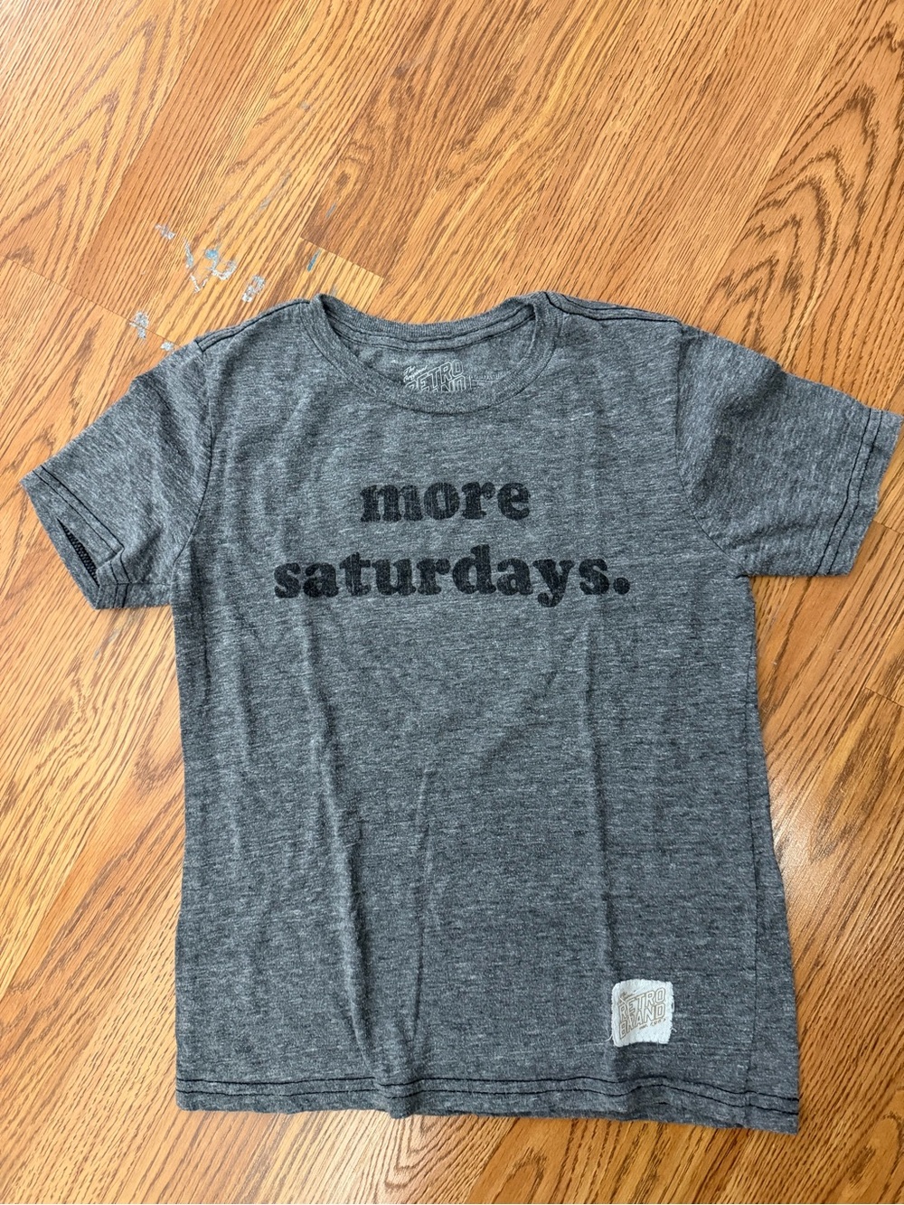 Original Retro Brand Grey 'more saturdays.' Graphic Tee